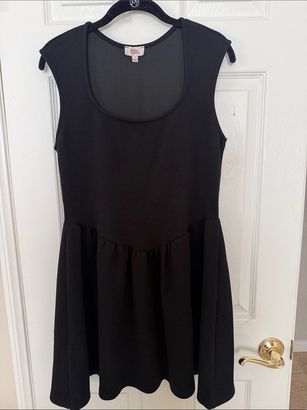 Black Sleeveless Mini Dress